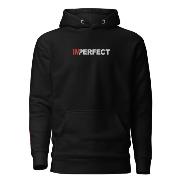 ImPerfect Black Embroidered Hoodie