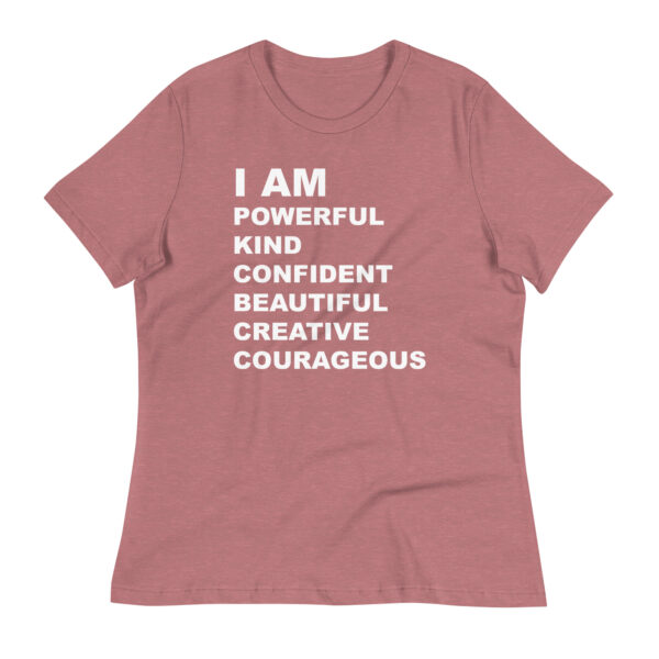 Women's Relaxed "I AM" T-Shirt - Image 2